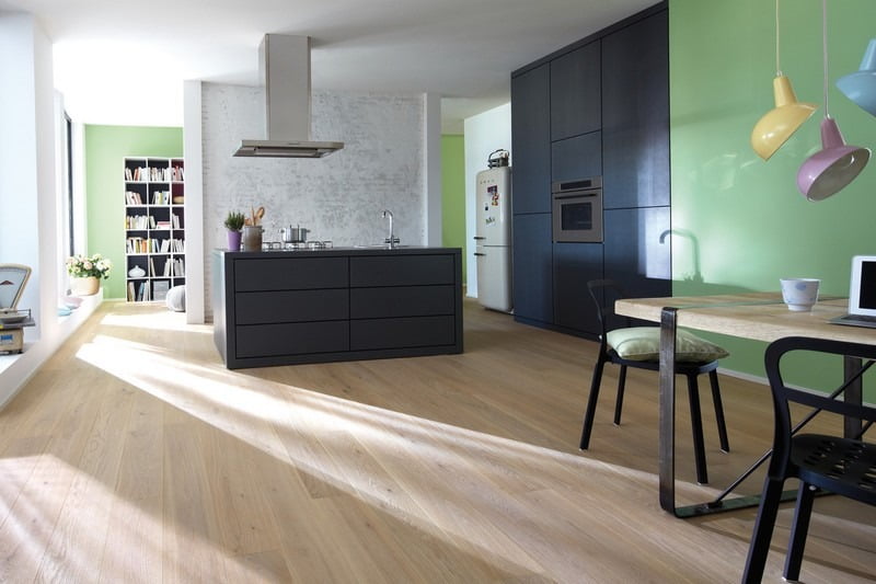 4 Eiken lamelparket geborsteld whitewash