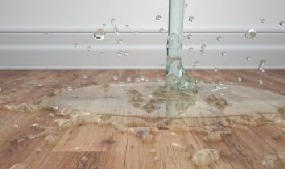 Water op de vloer