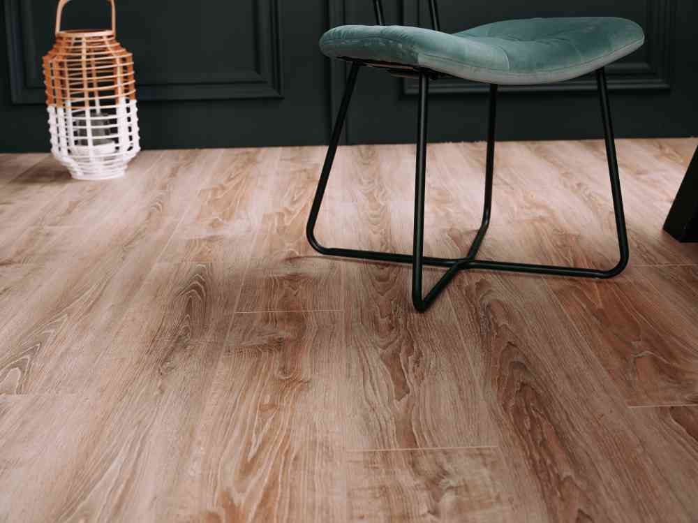 Robuuste PVC-vloer landelijk bruin