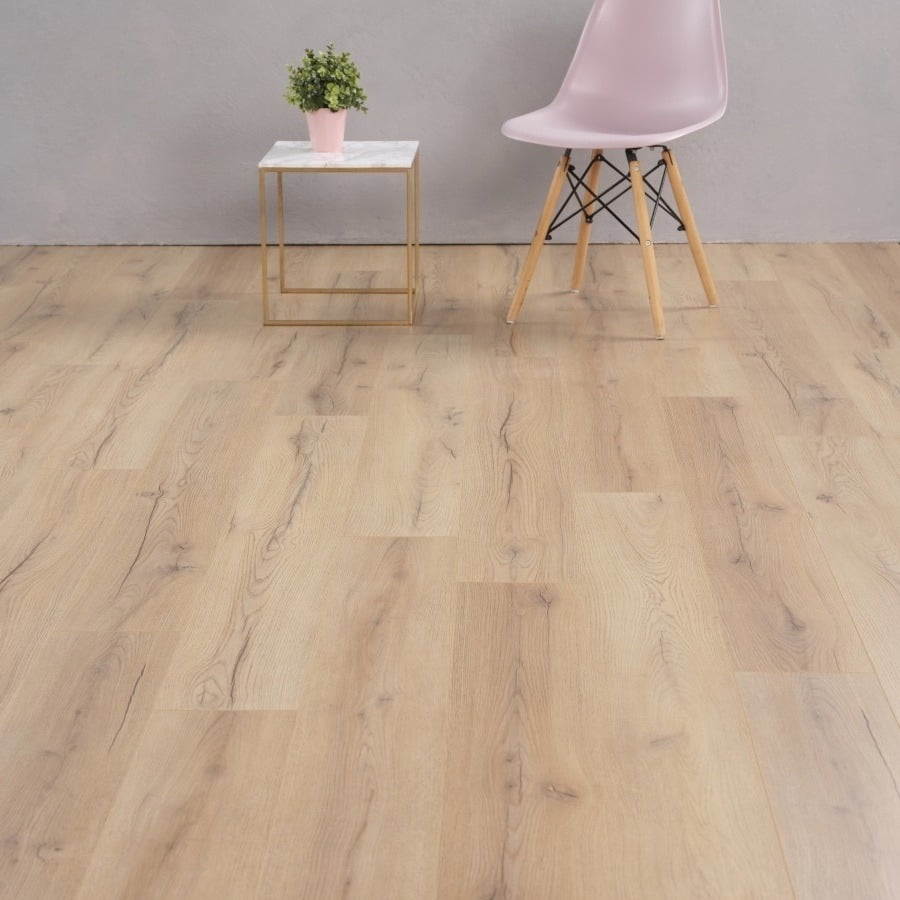 Zandkleur eiken PVC-vloer