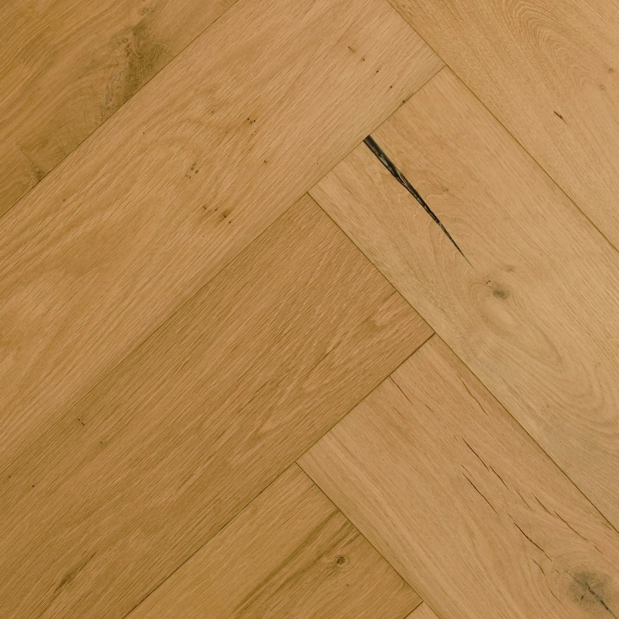 Eiken Naturel Visgraat Lamelparket
