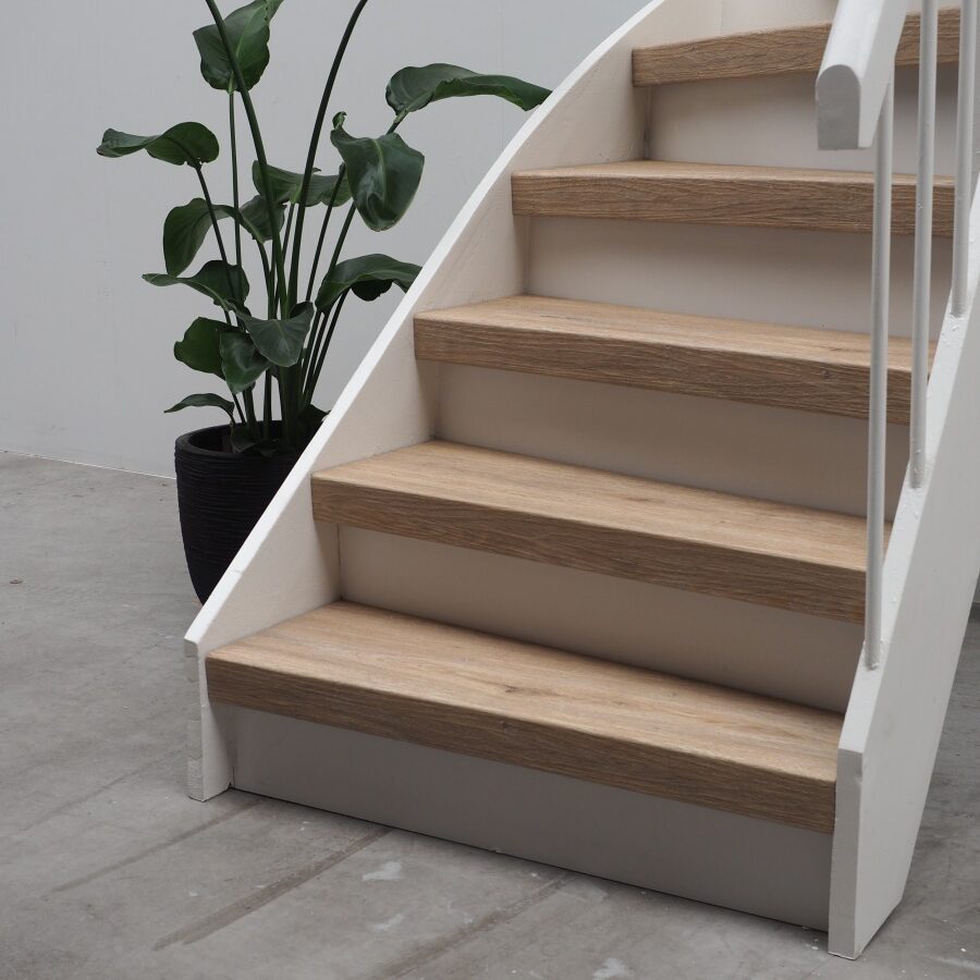 Complete PVC-traprenovatieset naturel eiken