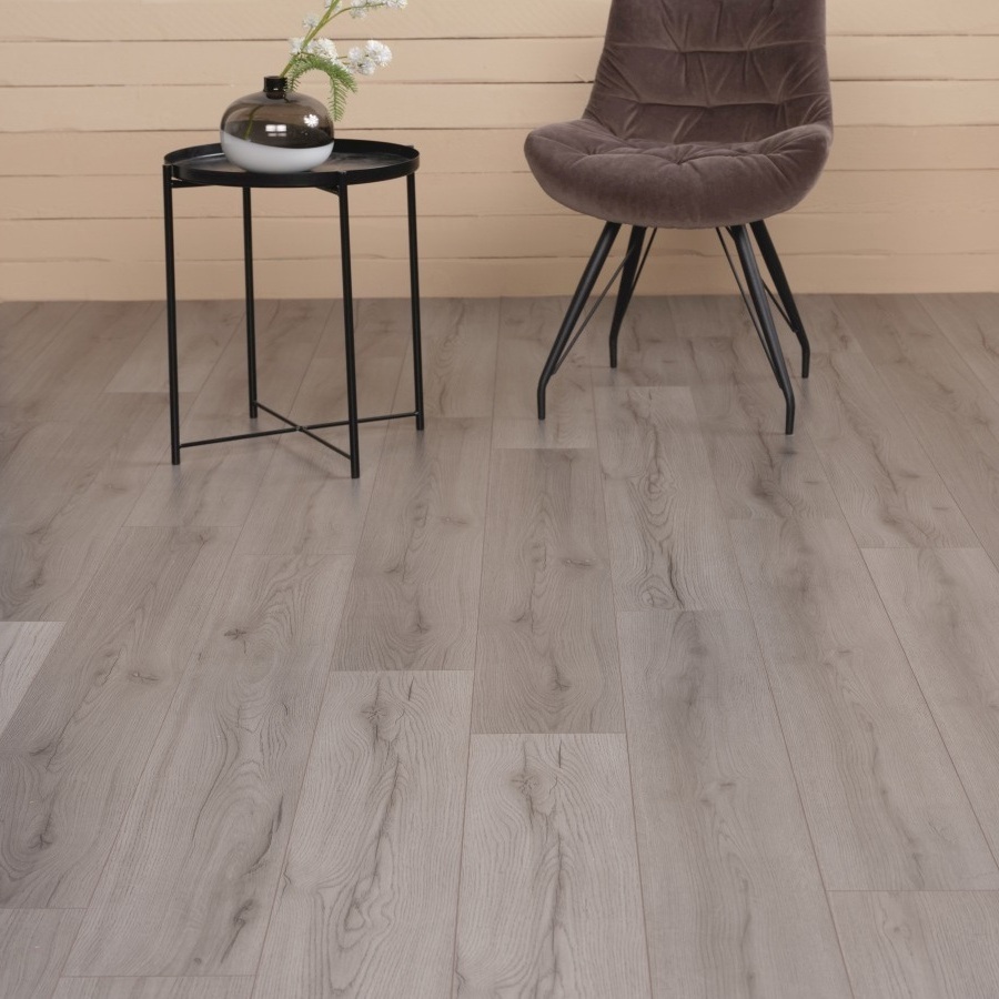 Steengrijs eiken PVC-vloer