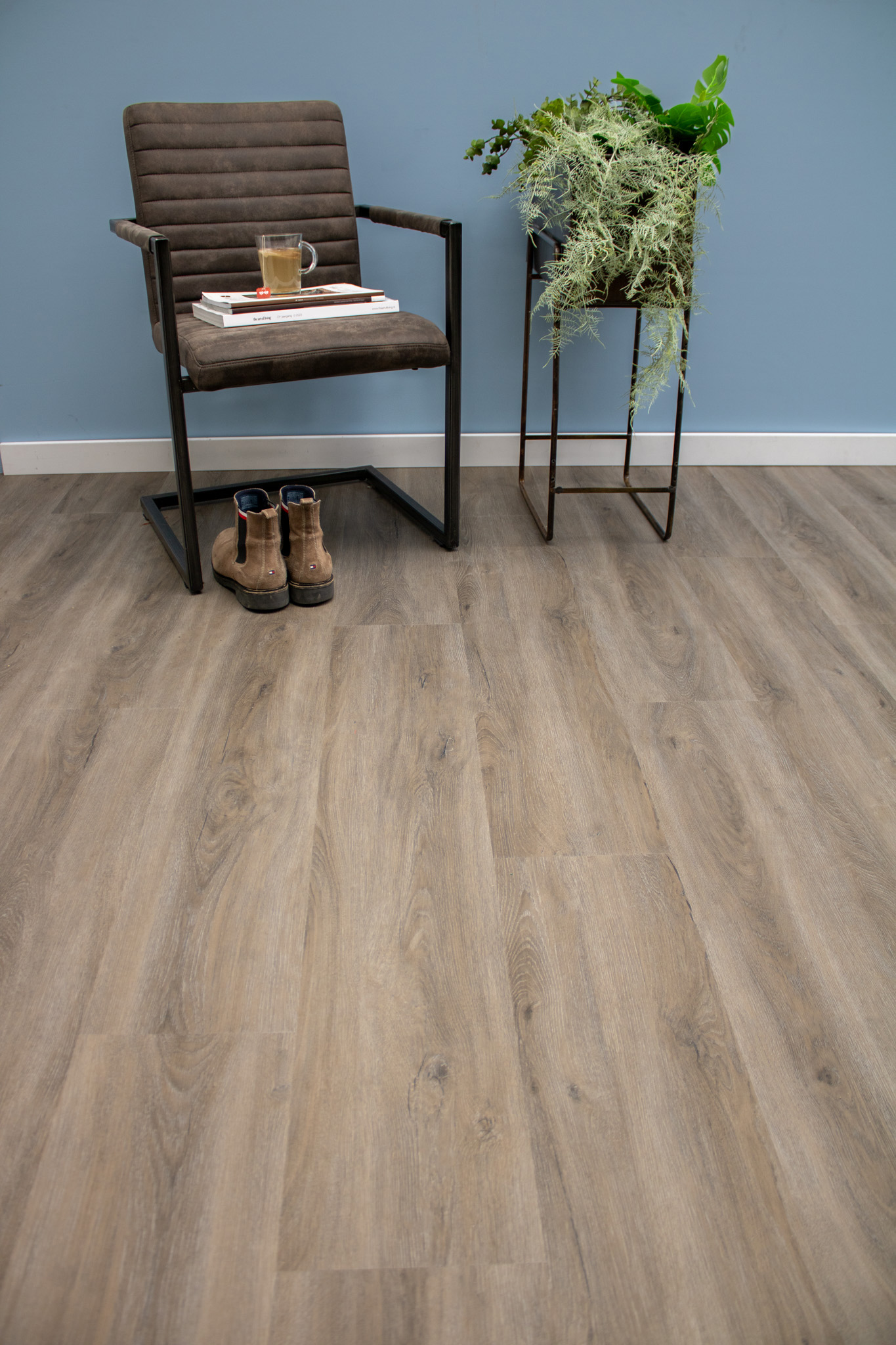 Bruin eiken naturel plak-PVC