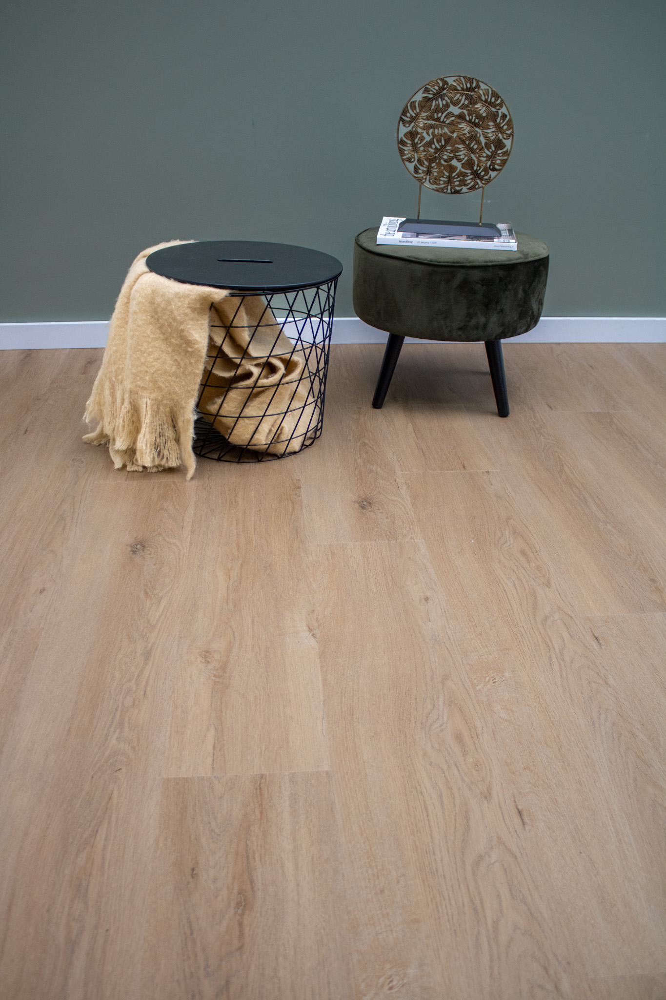 Warm beige eiken plak-PVC