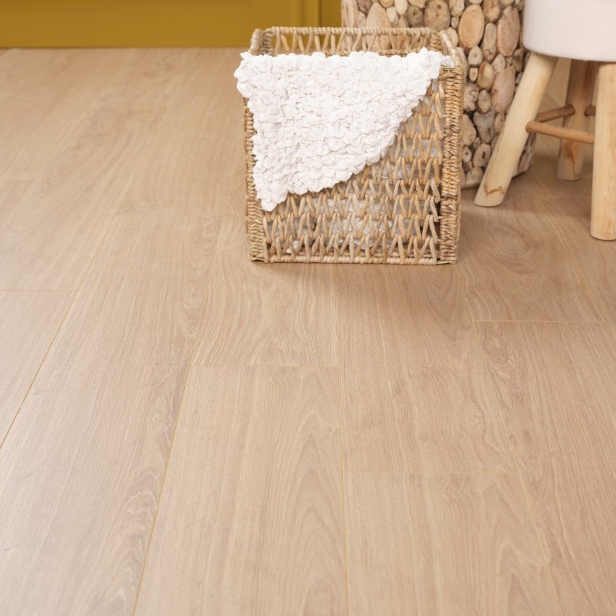 Creme klik PVC-vloer
