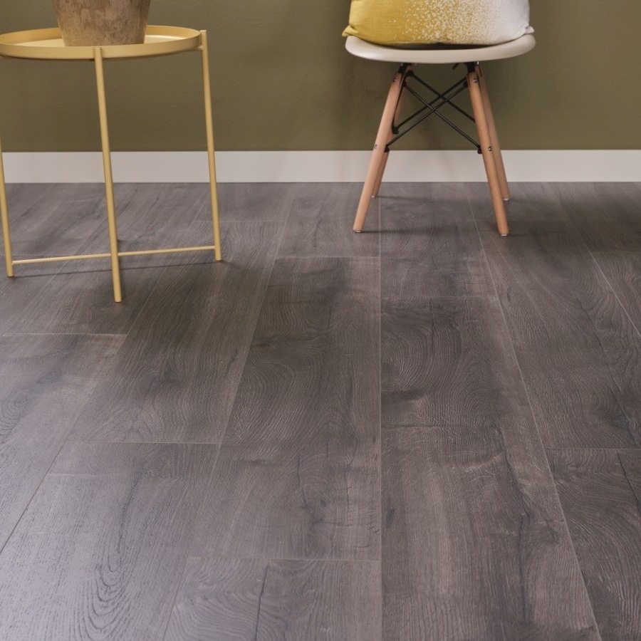 Donker eiken klik PVC-vloer