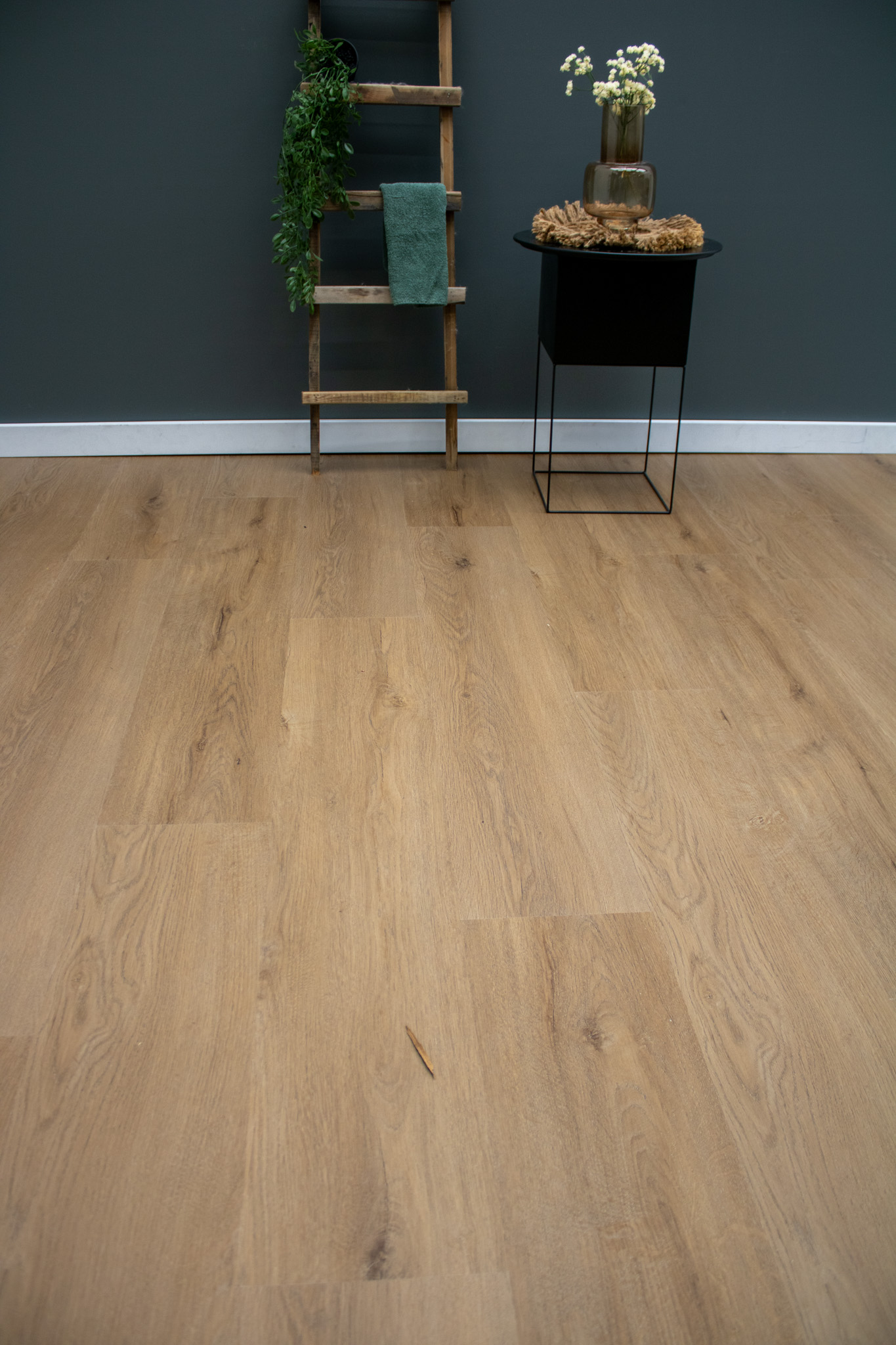 Warm mokka bruin klik PVC-vloer