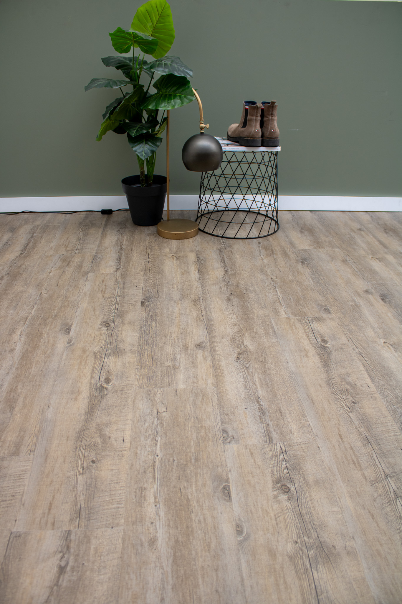 Wild eiken klik PVC-vloer