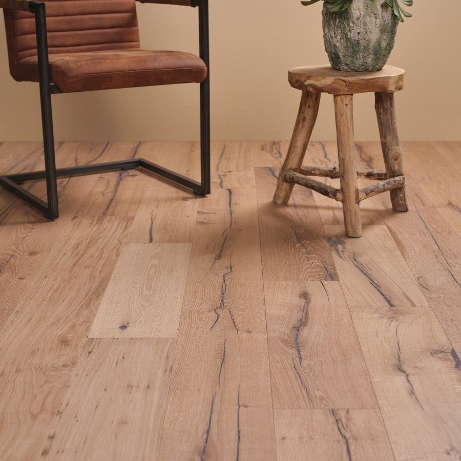 Landelijk Eiken houten vloer